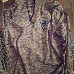 Men’s American fighter long pull over